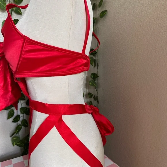 NWT Adorme sexy red women’s lingerie size large - Picture 4 of 6